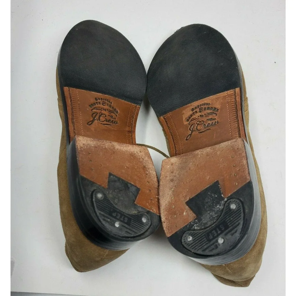 J Crew‎ Superior Boots & Shoes Heather Tan Suede Chukka Boots Sz 9